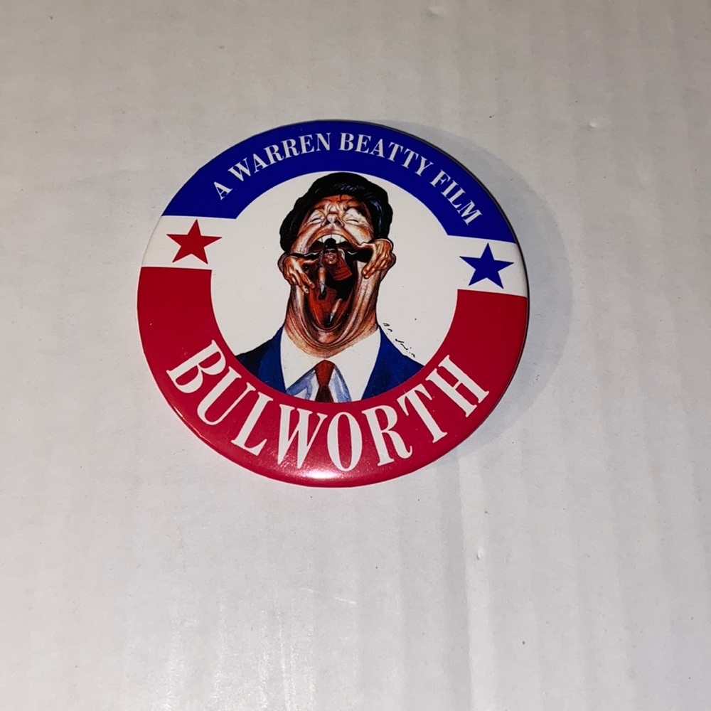 Vintage BULWORTH 1998 Original Studio Promo Pinback Button